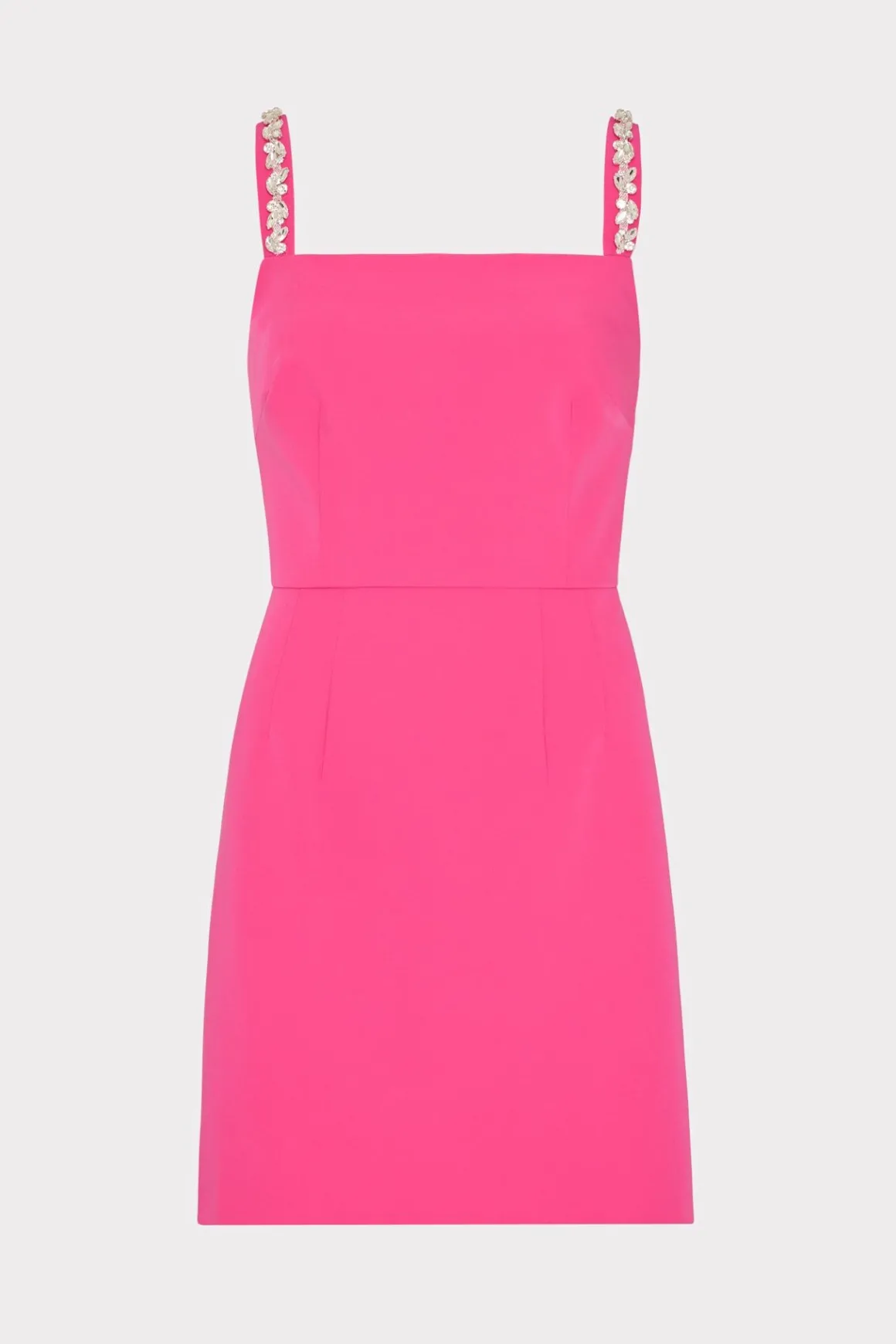 MILLY Jumpsuits & Rompers-Adella Cady Mini Dress Pink