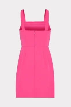 MILLY Mini Dresses-Adella Cady Mini Dress Pink