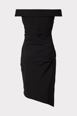 MILLY Little Black Dresses-Ally Cocktail Dress Black