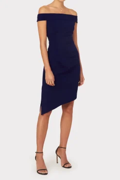 MILLY Jumpsuits & Rompers-Ally Cocktail Dress Navy