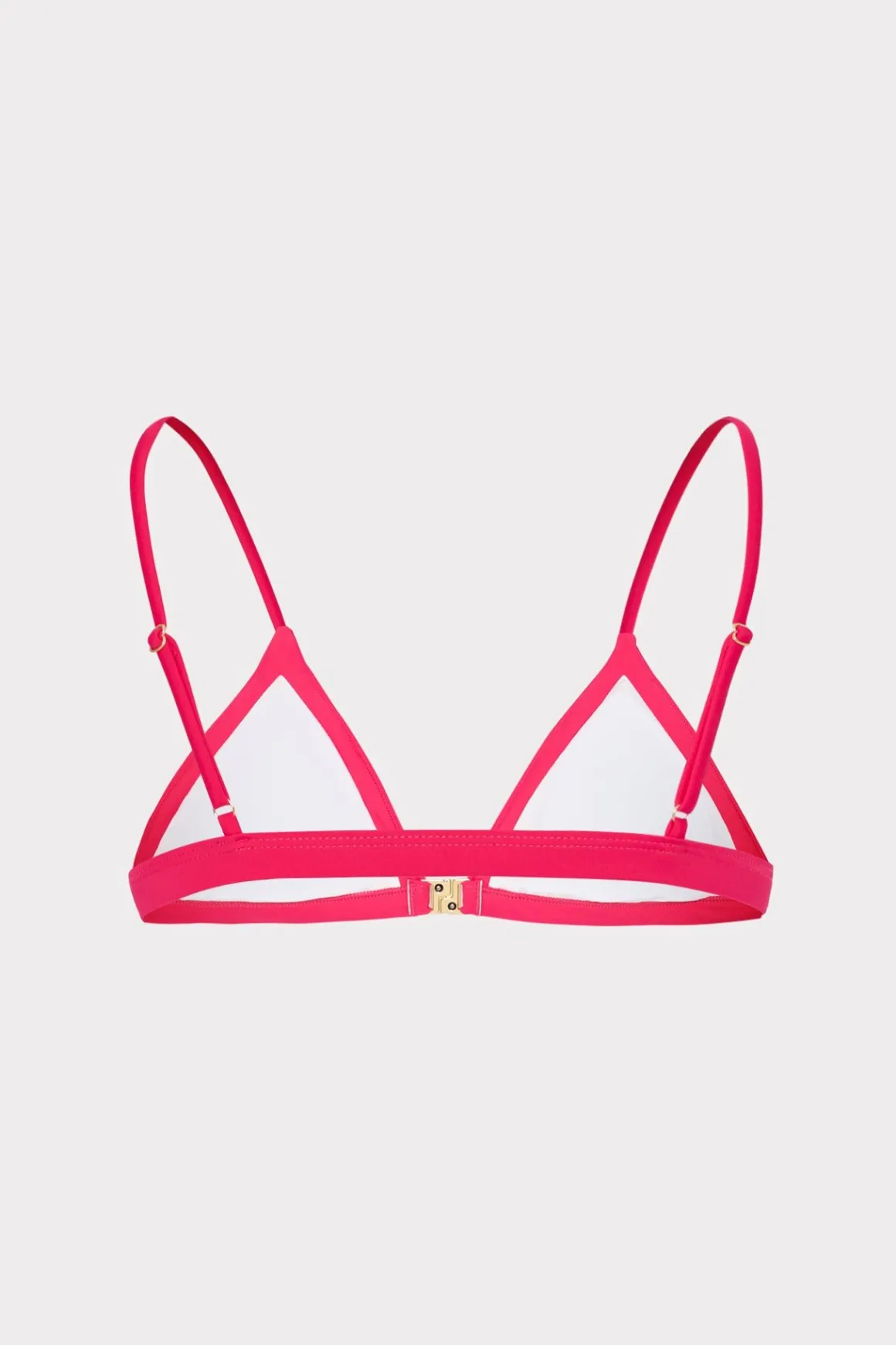 MILLY Bikinis-Amalfi Color Block Bikini Top Pink Multi