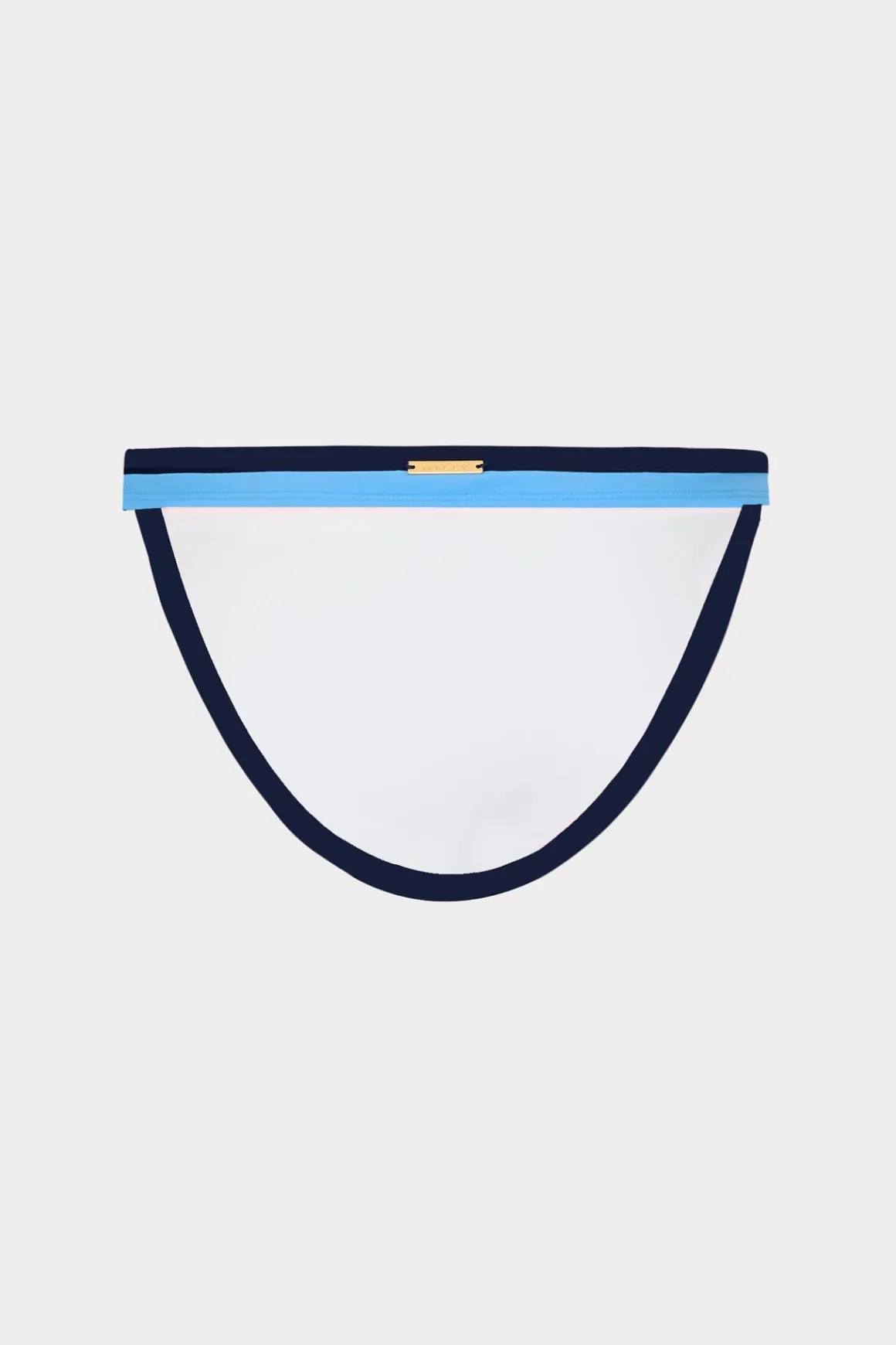 MILLY Bikinis-Amalfi Color Block Bikini Bottom Navy Multi