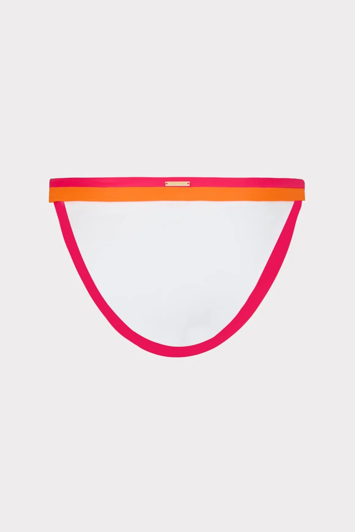 MILLY Jumpsuits & Rompers-Amalfi Color Block Bikini Bottom Pink Multi