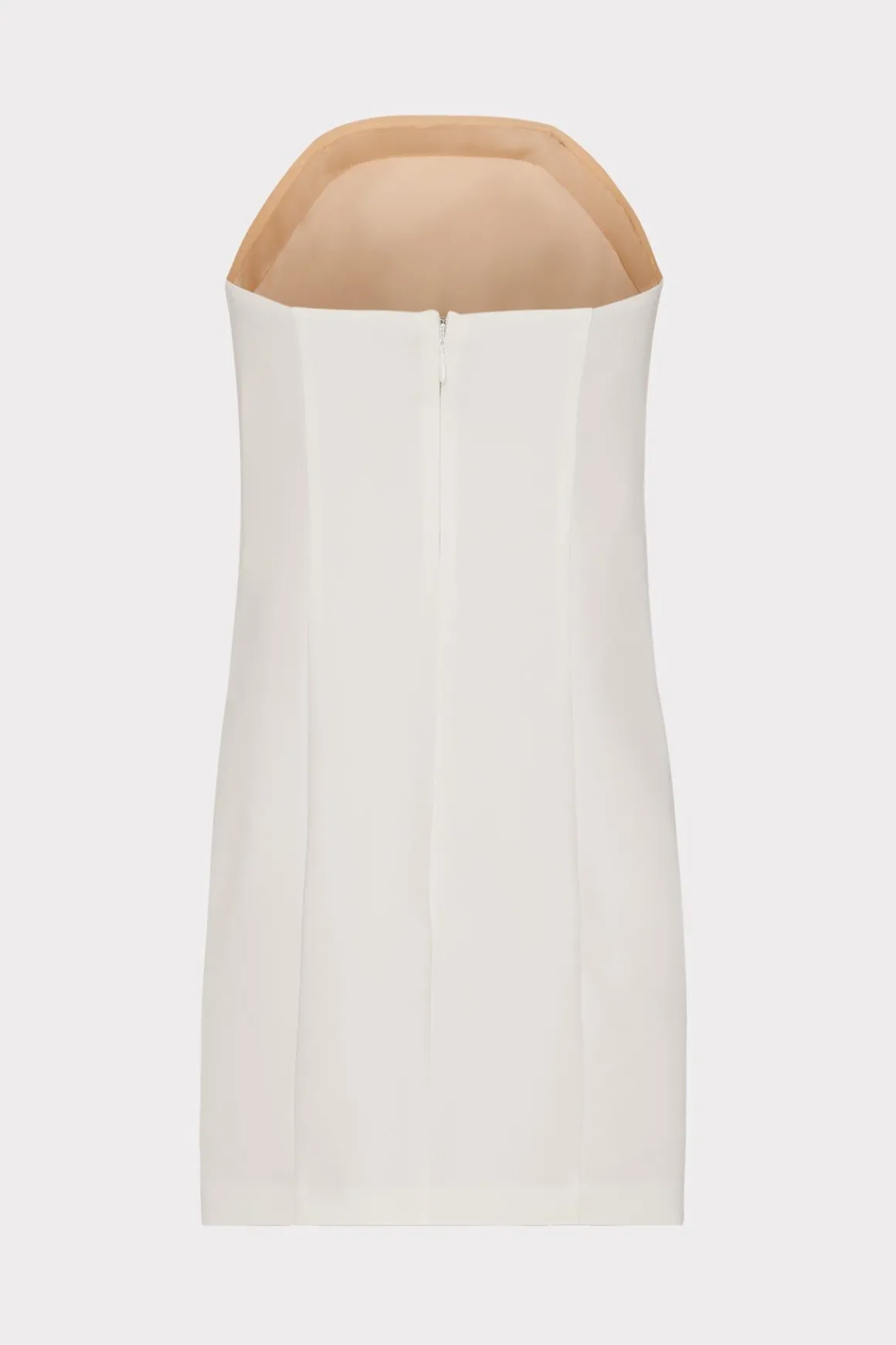 MILLY Mini Dresses-Angel Carnation Cady Dress Ecru