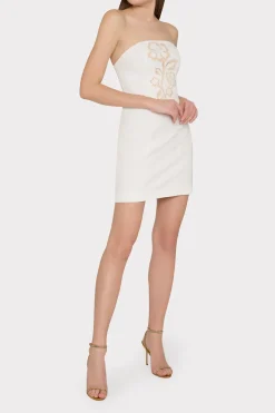 MILLY Jumpsuits & Rompers-Angel Carnation Cady Dress Ecru