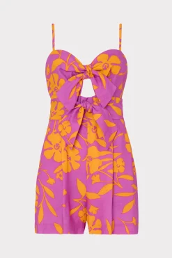 MILLY Jumpsuits & Rompers-Anya Marigold Aroma Romper Multi