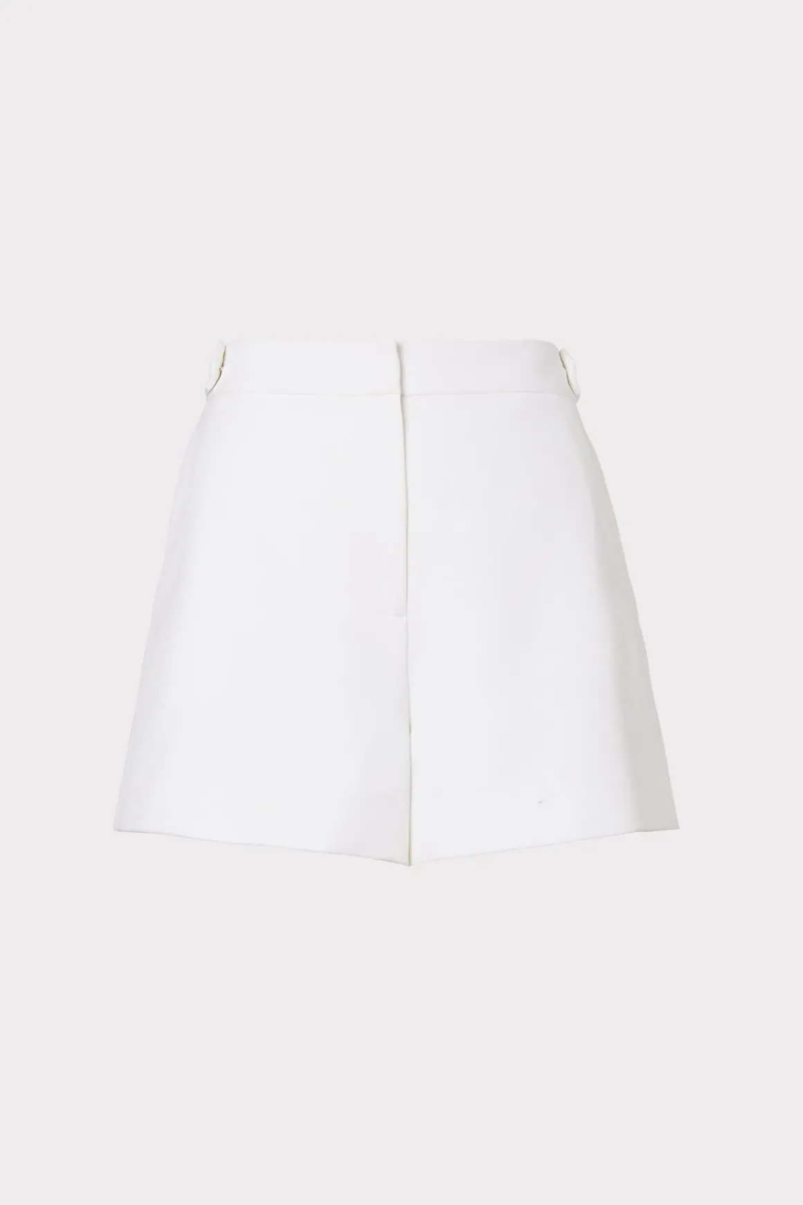 MILLY Shorts-Aria Cady Button Shorts Ecru