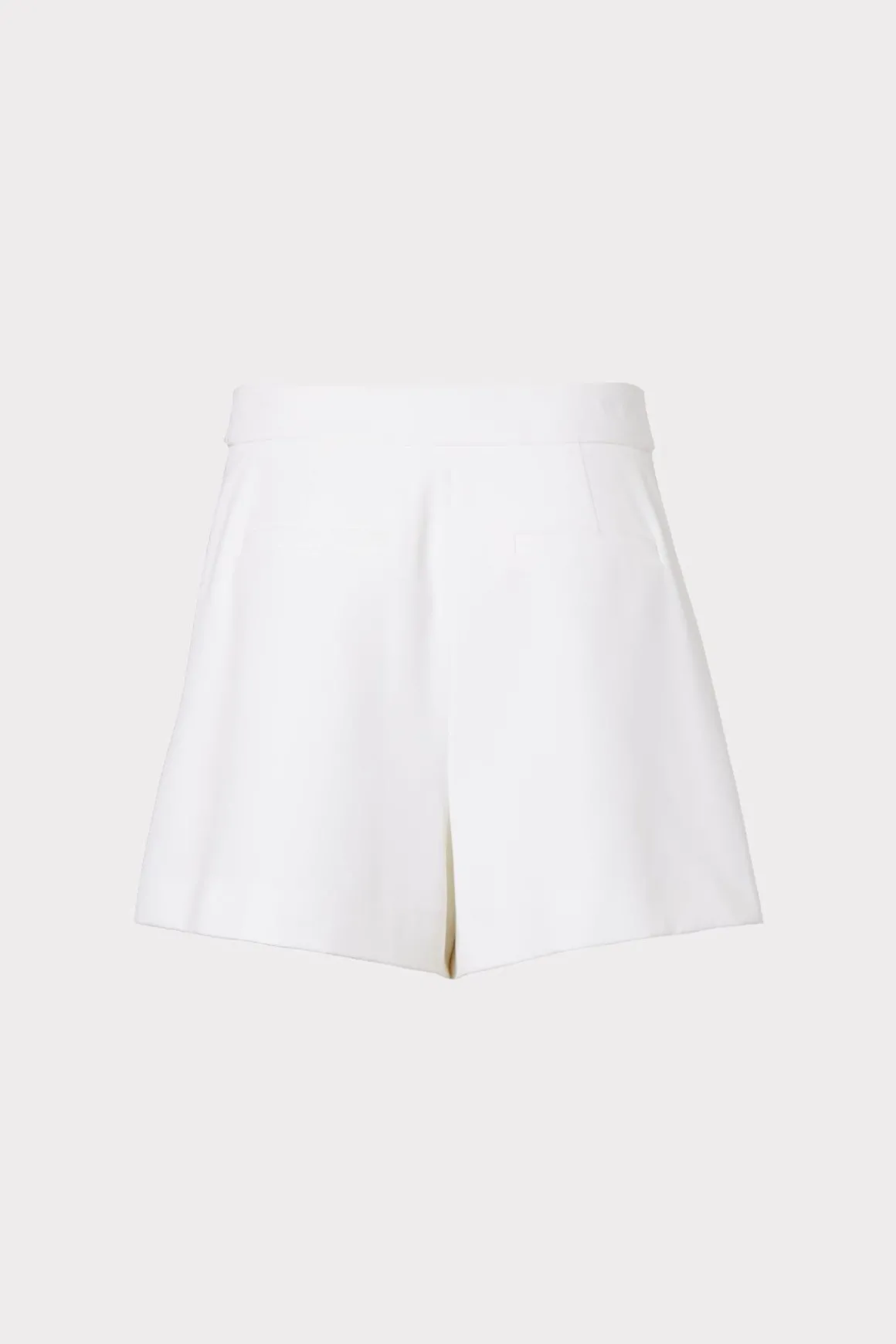 MILLY Shorts-Aria Cady Button Shorts Ecru