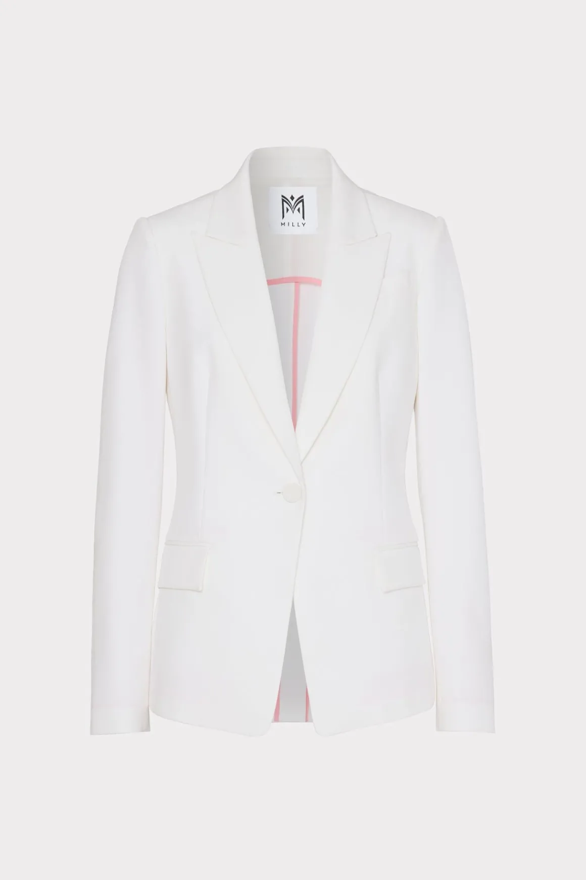 MILLY Matching Sets-Avery Cady Blazer Ecru