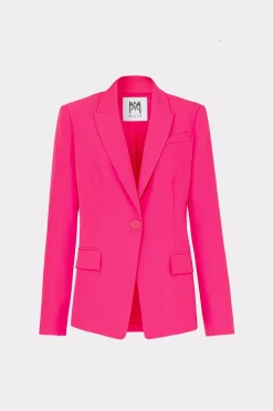 MILLY Blazers-Avery Cady Blazer Milly Pink