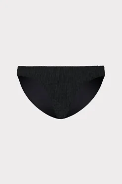 MILLY Jumpsuits & Rompers-Bikini Bottom With Smocking Black