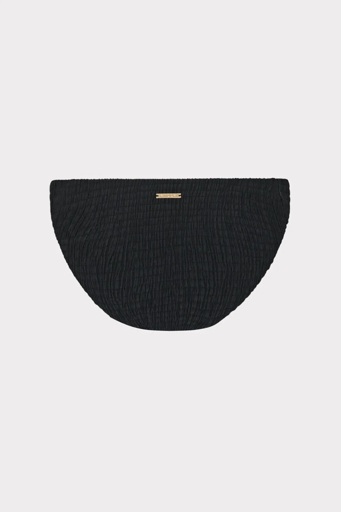 MILLY Jumpsuits & Rompers-Bikini Bottom With Smocking Black