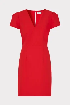 MILLY Mini Dresses-Cady Atalie Dress Red