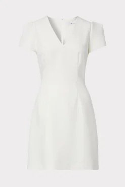 MILLY White Dresses-Cady Atalie Dress Ecru