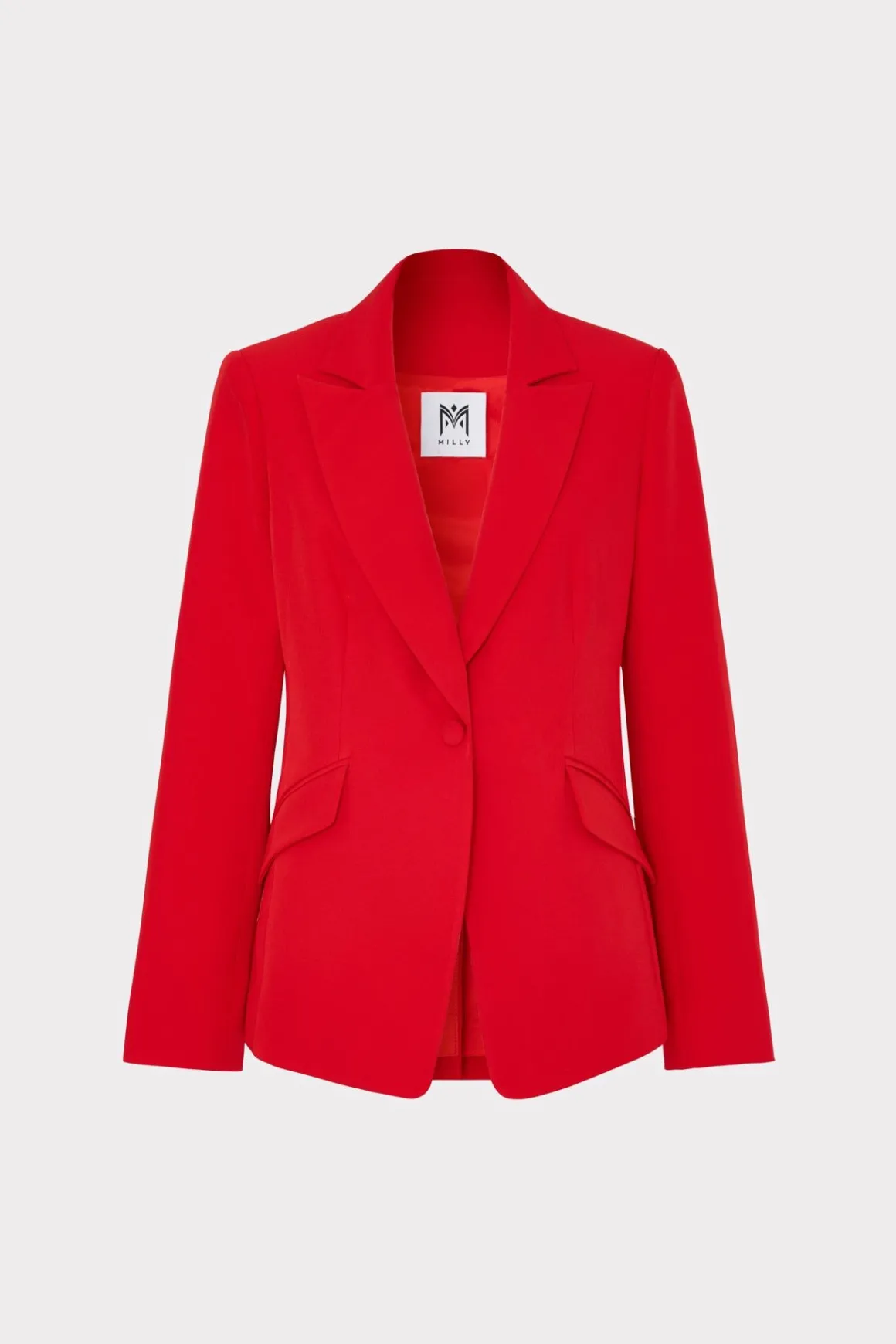 MILLY Coats & Jackets-Cady Blazer Red