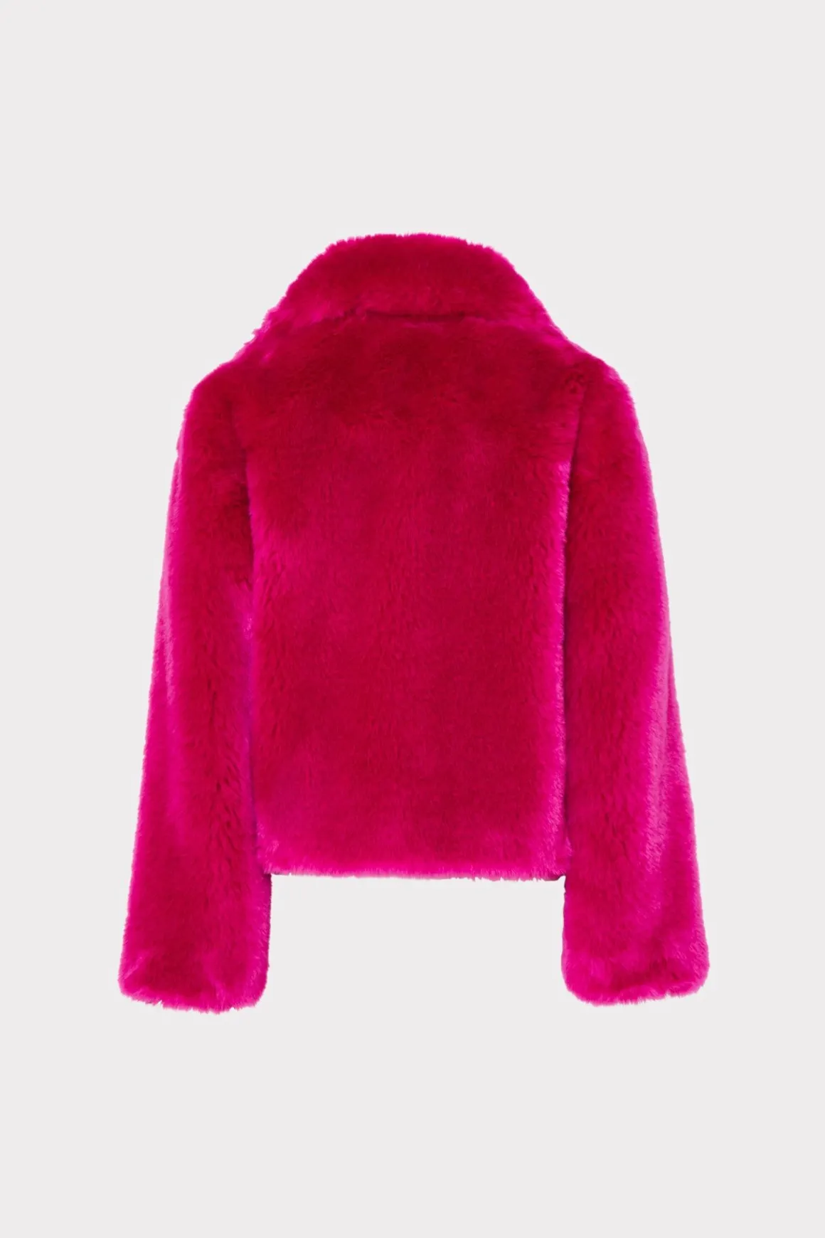 MILLY Coats & Jackets-Faye Faux Fur Coat Milly Pink