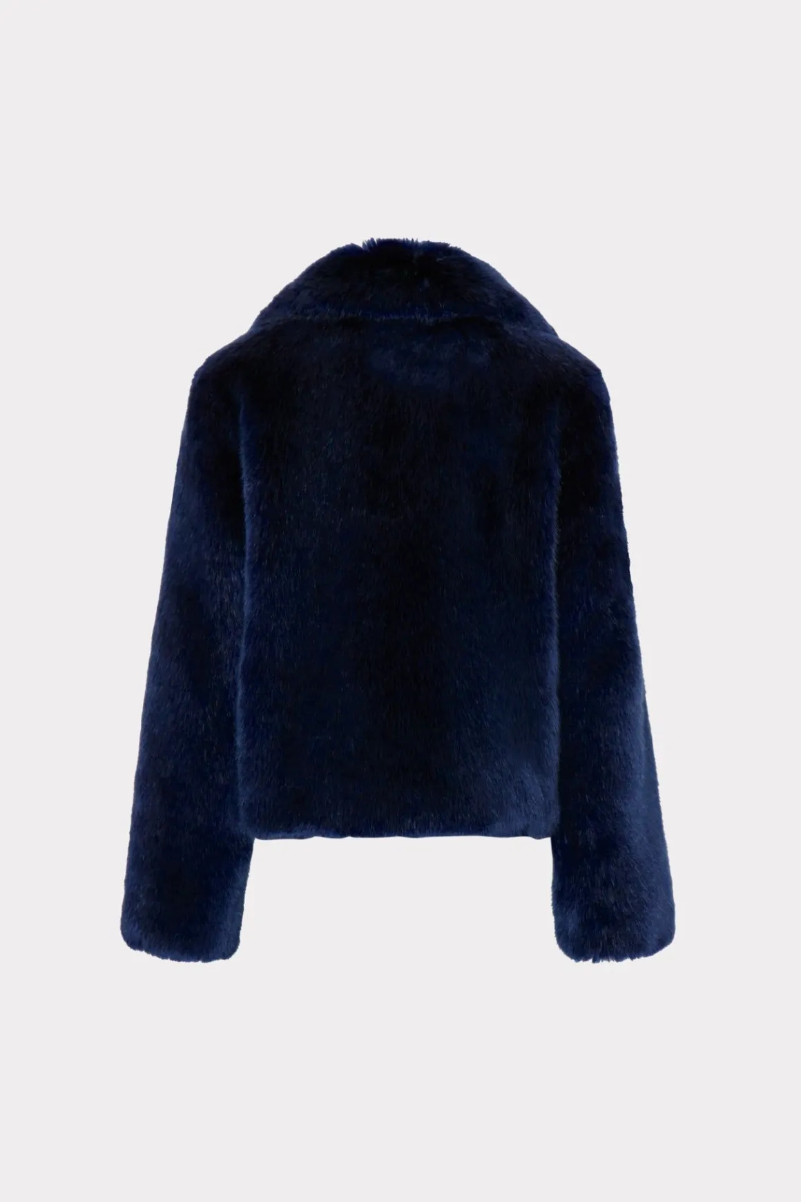 MILLY Coats & Jackets-Faye Faux Fur Coat Navy