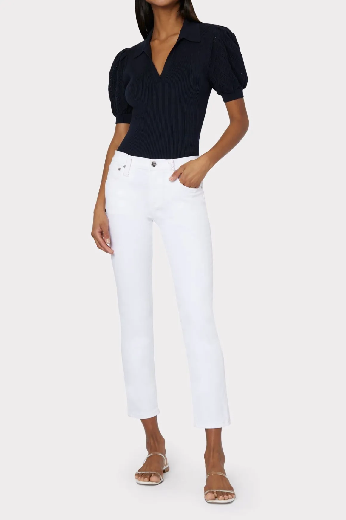 MILLY Pants-Gale Skinny Jeans White