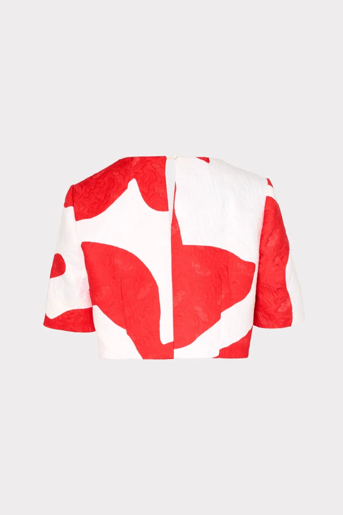 MILLY Matching Sets-Grand Foliage Top Red/White