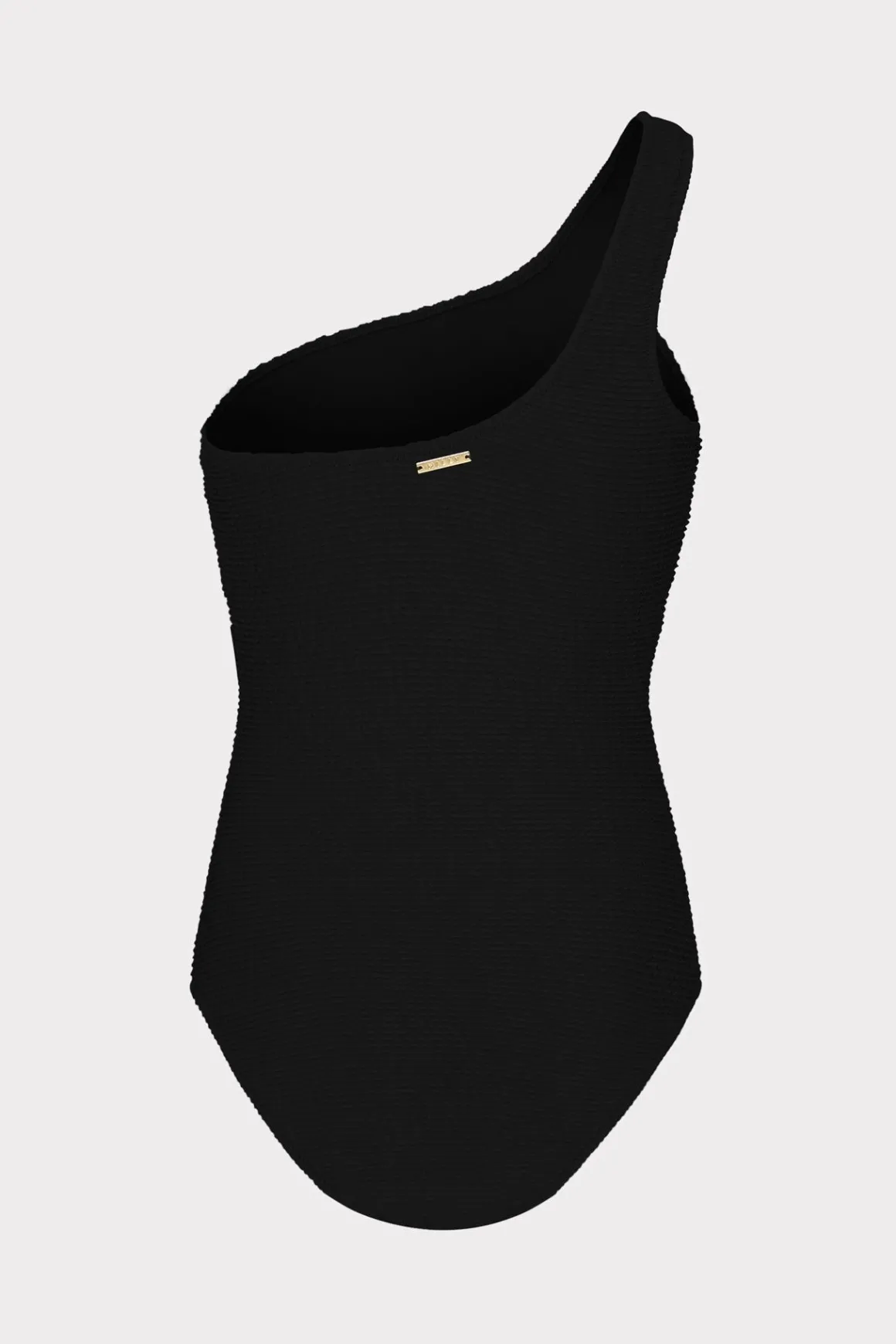 MILLY Jumpsuits & Rompers-Joni One Shoulder One Piece Black