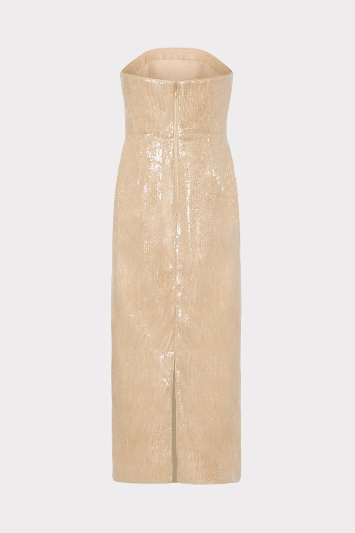 MILLY Jumpsuits & Rompers-Kait Sequin Dress Gold