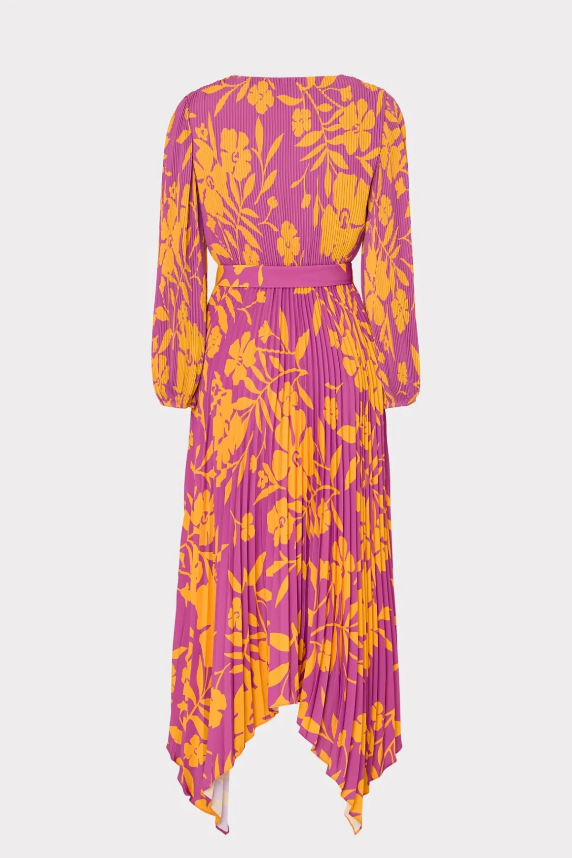 MILLY Maxi Dresses-Liora Marigold Aroma Pleated Dress Multi