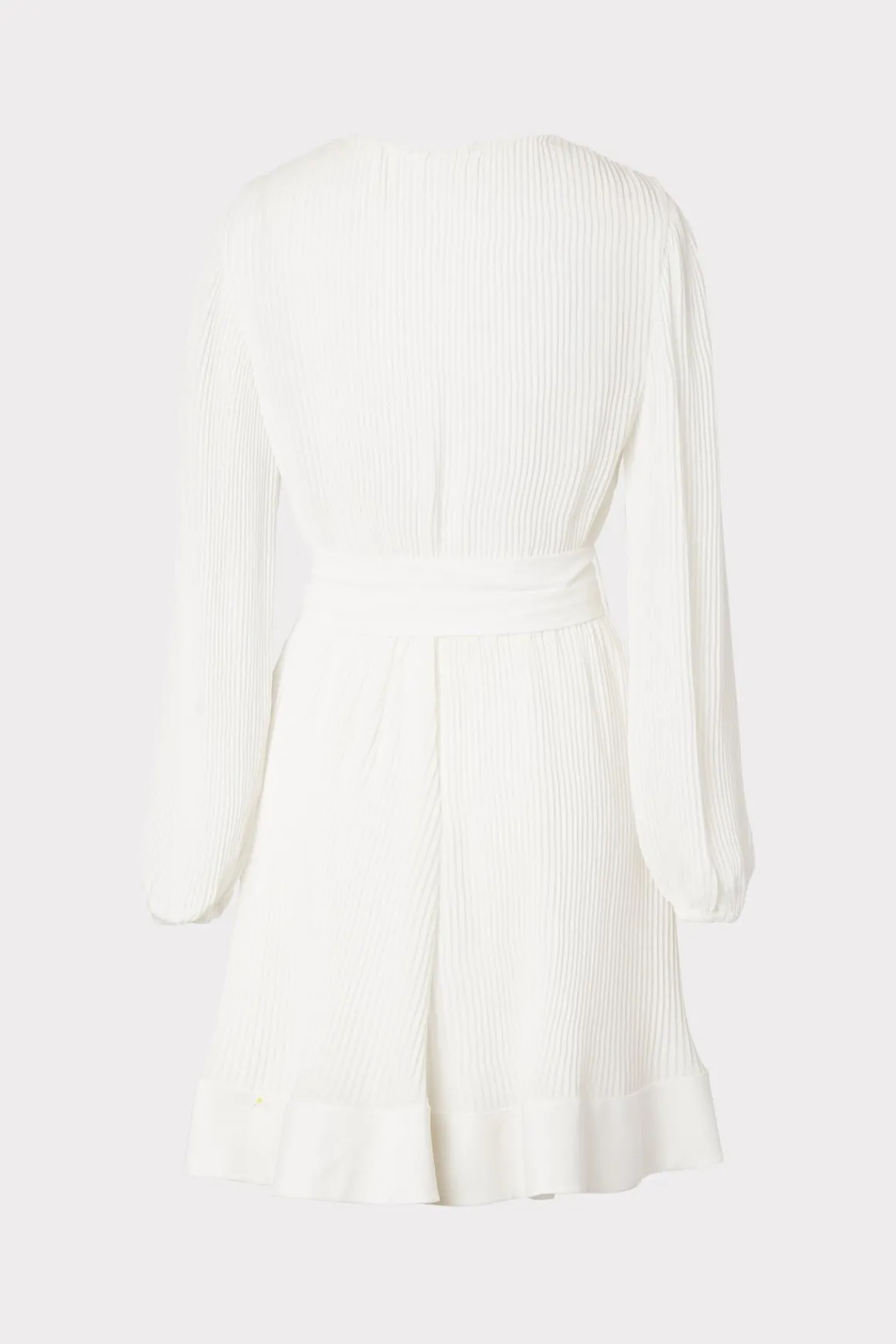 MILLY Cocktail Dresses-Liv Pleated Dress White