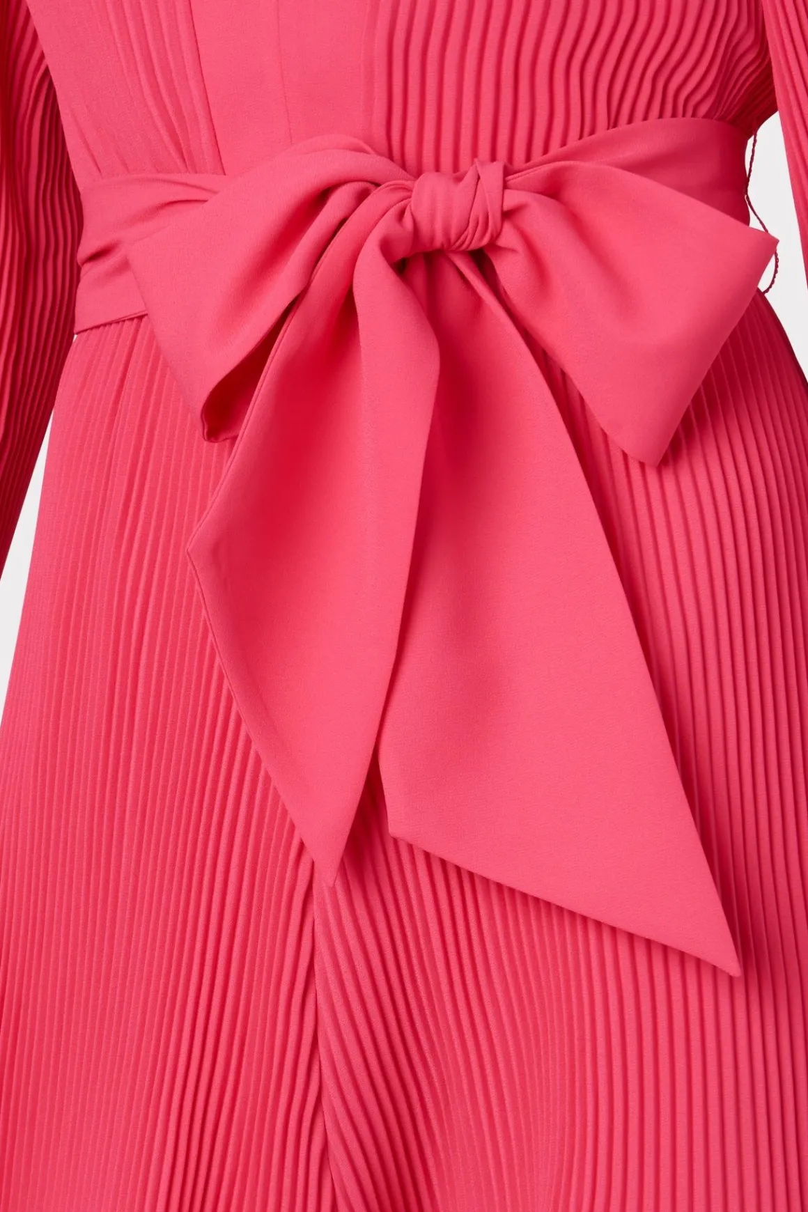 MILLY Pink Dresses-Liv Pleated Dress Milly Pink