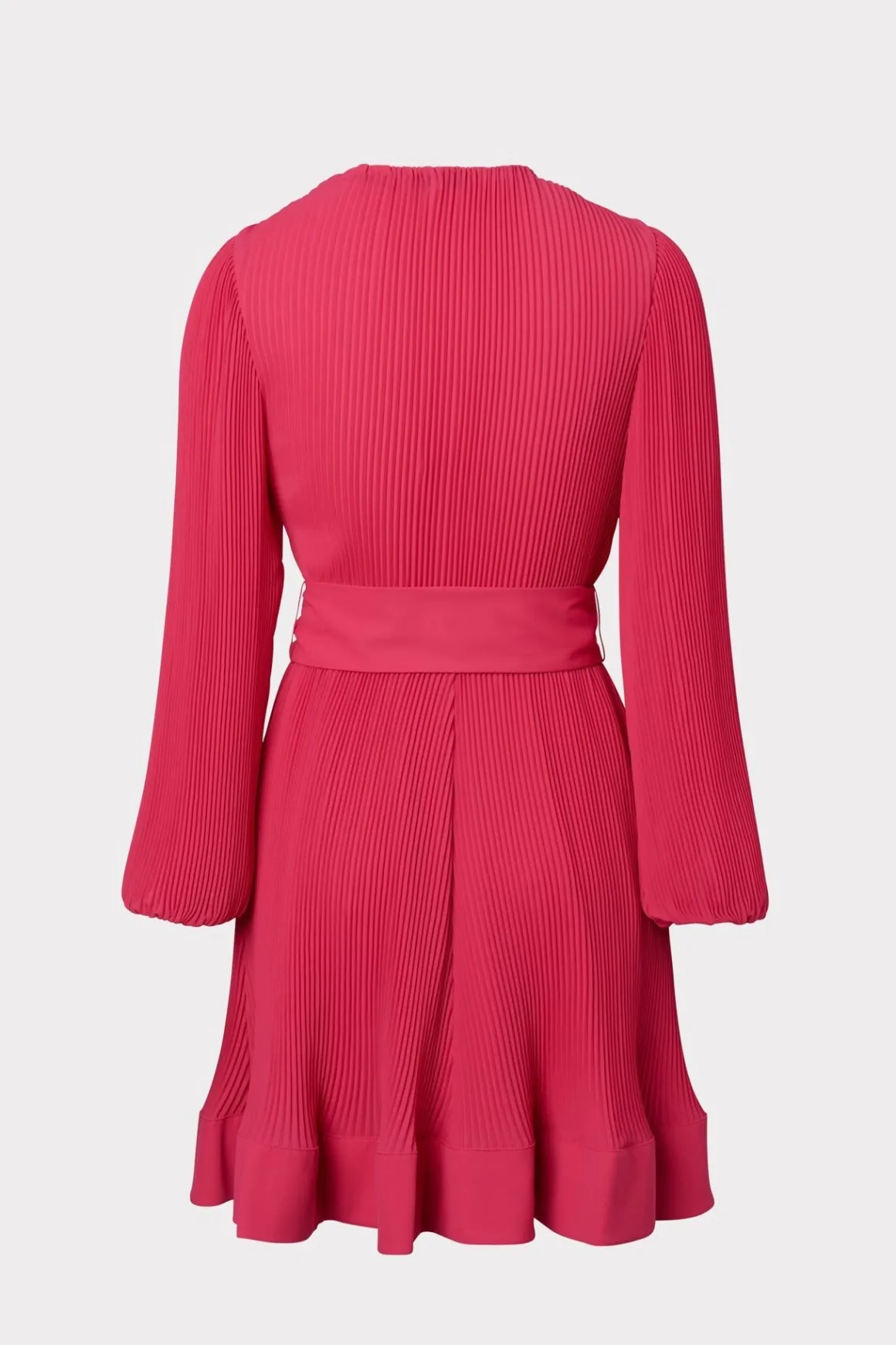 MILLY Pink Dresses-Liv Pleated Dress Milly Pink