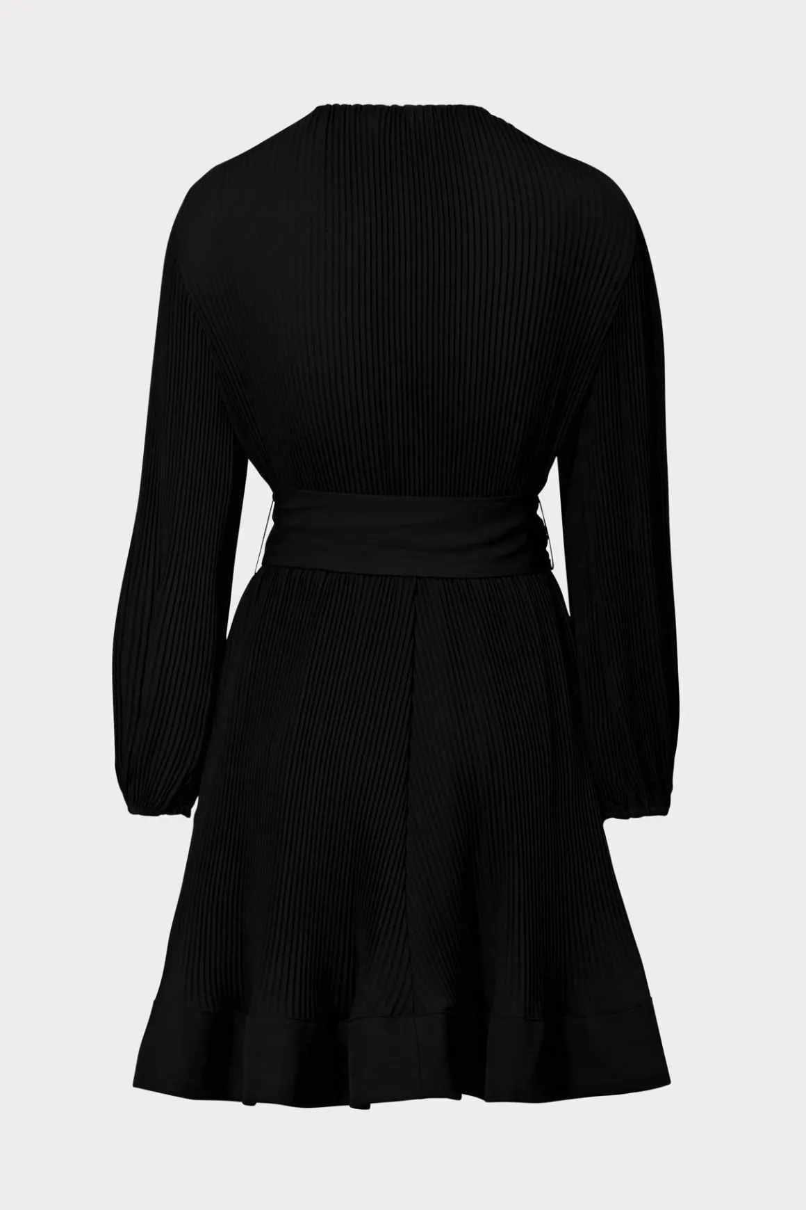 MILLY Cocktail Dresses-Liv Pleated Dress Black