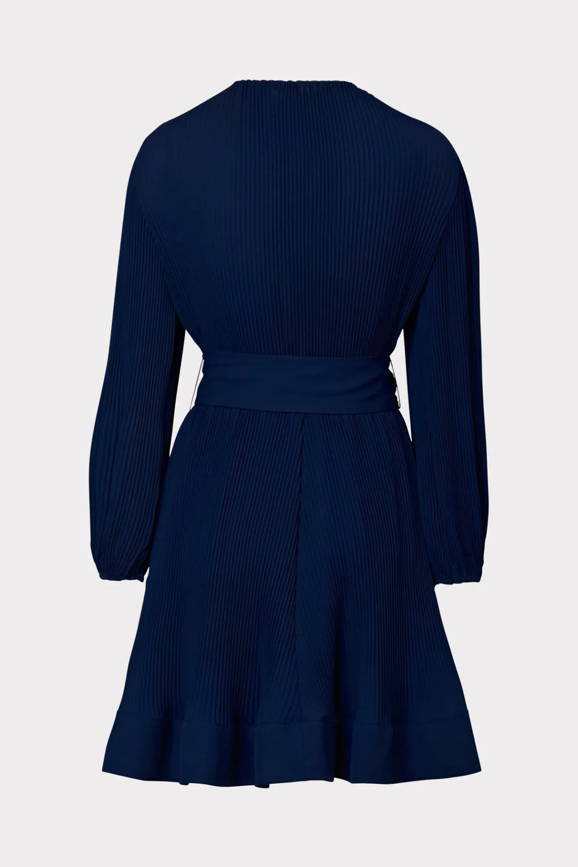 MILLY Guest Of Dresses-Liv Pleated Dress Navy