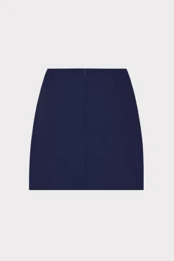 MILLY Skirts-Lizzy Cady Mini Skirt Navy
