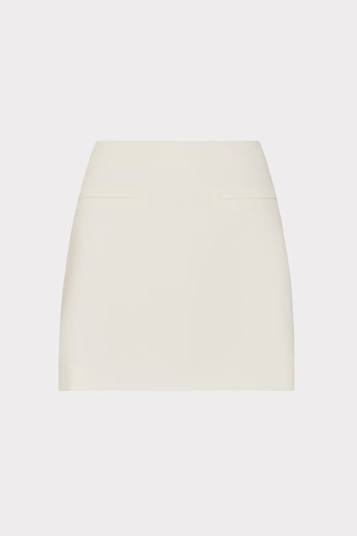 MILLY Skirts-Lizzy Cady Mini Skirt Ecru