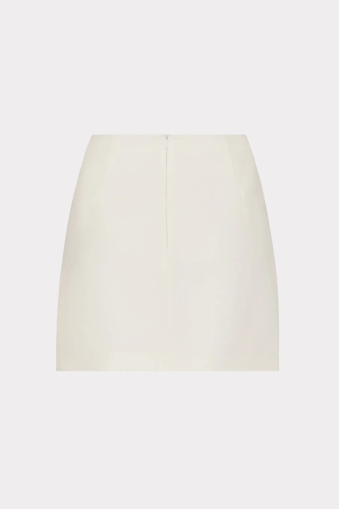 MILLY Skirts-Lizzy Cady Mini Skirt Ecru