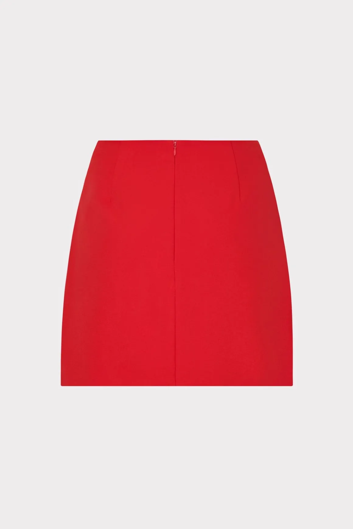 MILLY Jumpsuits & Rompers-Lizzy Cady Mini Skirt Red
