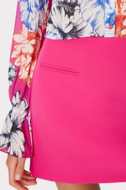 MILLY Matching Sets-Lizzy Cady Mini Skirt Milly Pink