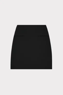 MILLY Skirts-Lizzy Cady Mini Skirt Black