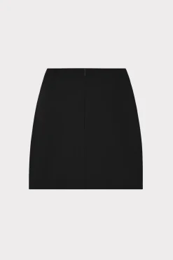 MILLY Skirts-Lizzy Cady Mini Skirt Black