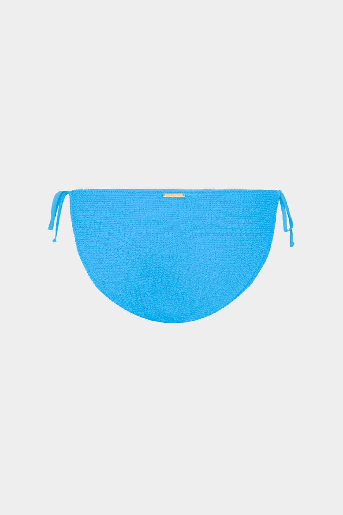 MILLY Jumpsuits & Rompers-Lori Textured Side Tie Bikini Bottom Blue