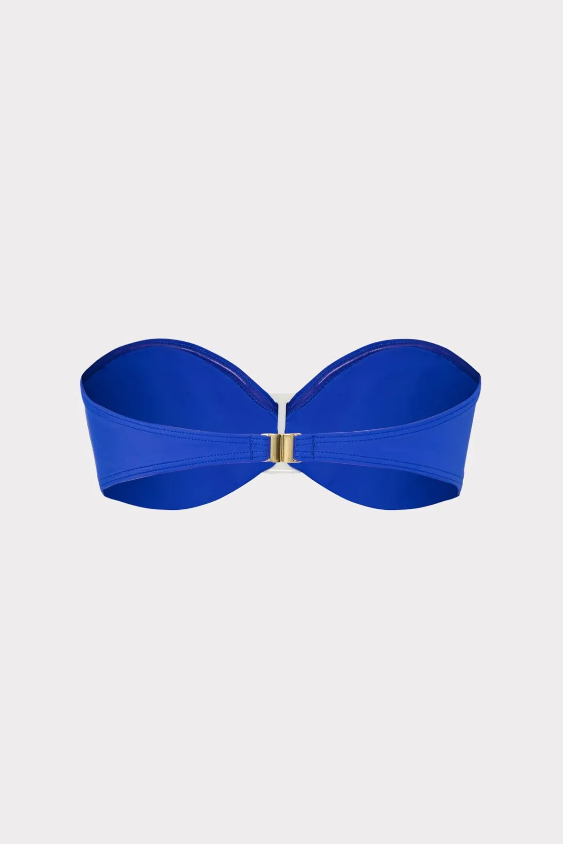 MILLY Bikinis-Margot Bandeau Top Blue