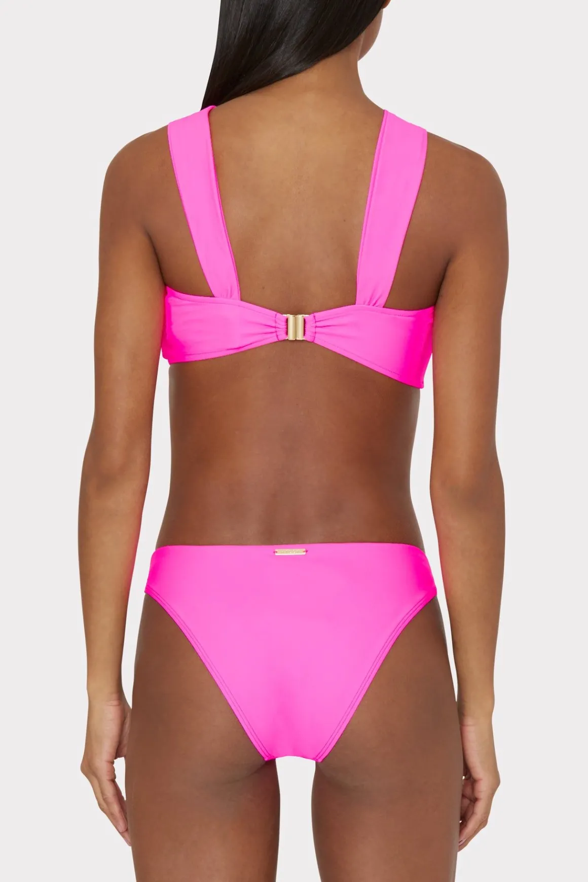 MILLY Bikinis-Margot Bikini Bottom Neon Pink