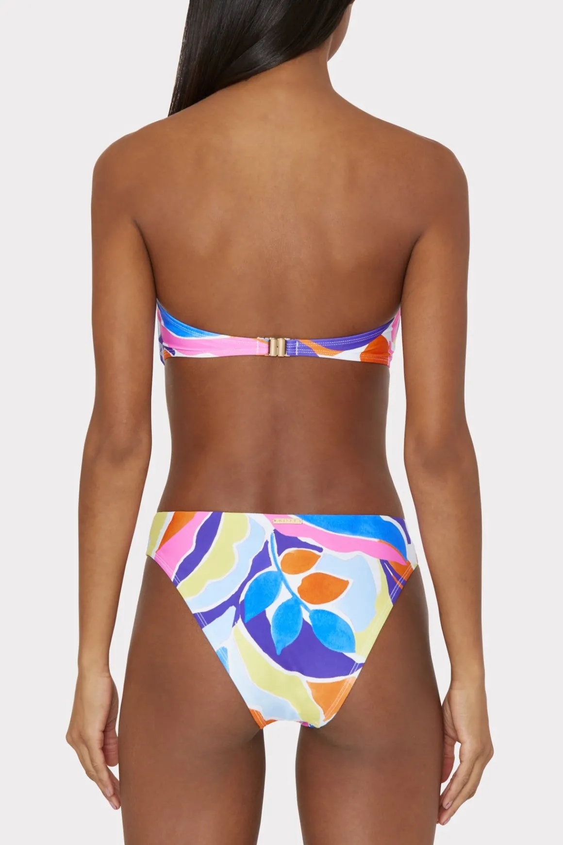 MILLY Jumpsuits & Rompers-Margot Bikini Bottom Blue Multi