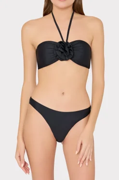 MILLY Jumpsuits & Rompers-Margot Bikini Bottom Black