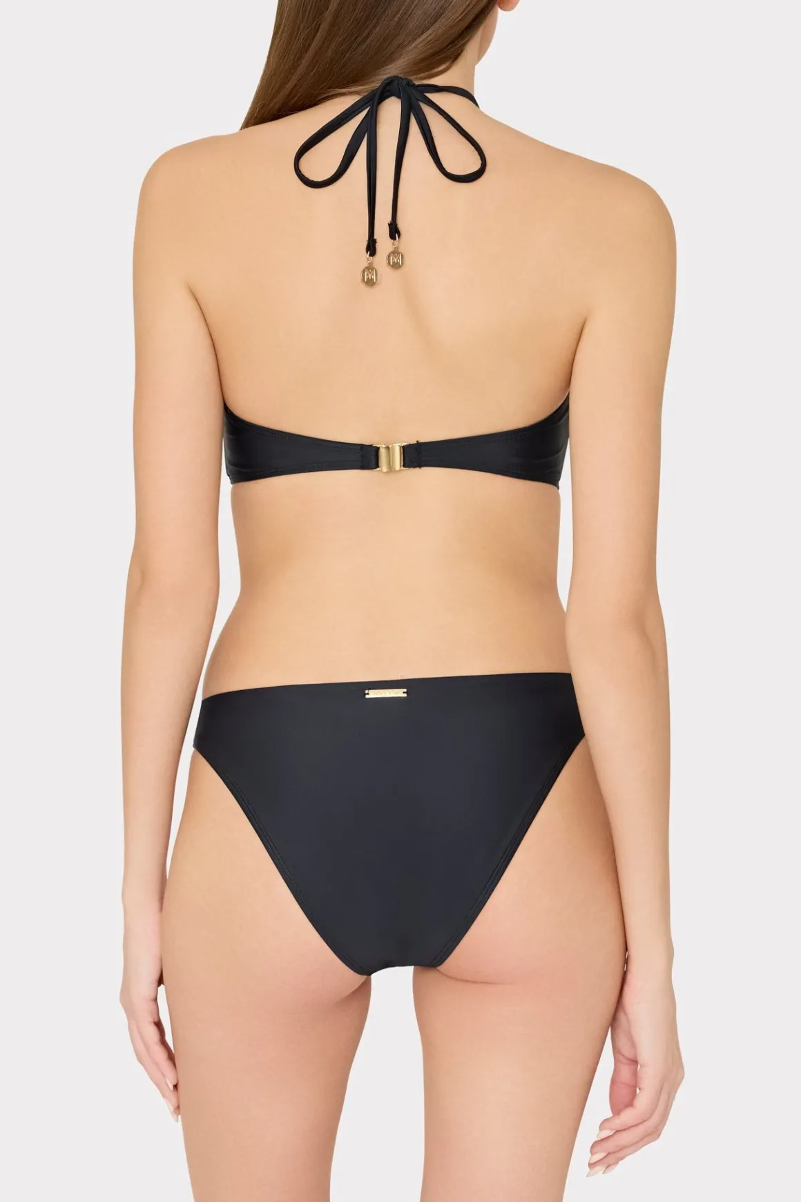 MILLY Jumpsuits & Rompers-Margot Bikini Bottom Black