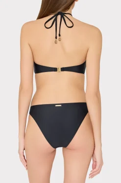 MILLY Bikinis-Margot Bikini Bottom Black