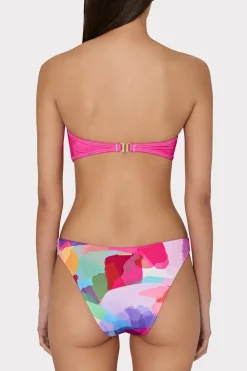 MILLY Jumpsuits & Rompers-Margot Rainbow Waterfall Bikini Bottom Multi