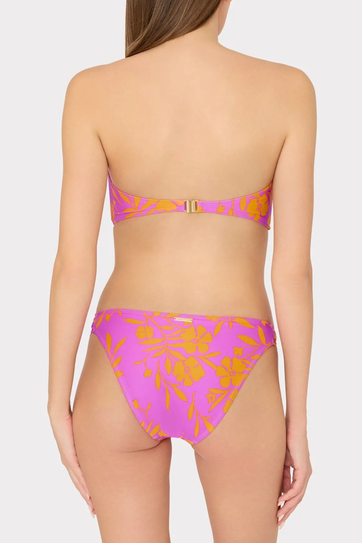 MILLY Bikinis-Marigold Aroma Bandeau Top Multi