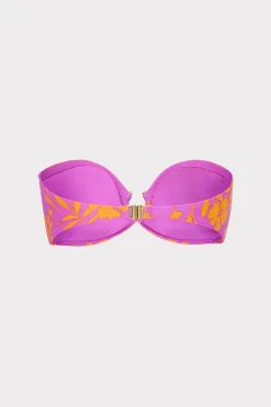 MILLY Bikinis-Marigold Aroma Bandeau Top Multi