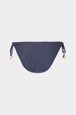 MILLY Bikinis-Millie String Bikini Bottom Navy