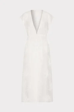 MILLY Jumpsuits & Rompers-Organza Cover-Up White
